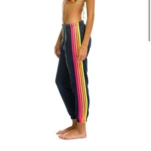 Aviator Nation 5 stripe sweatpants